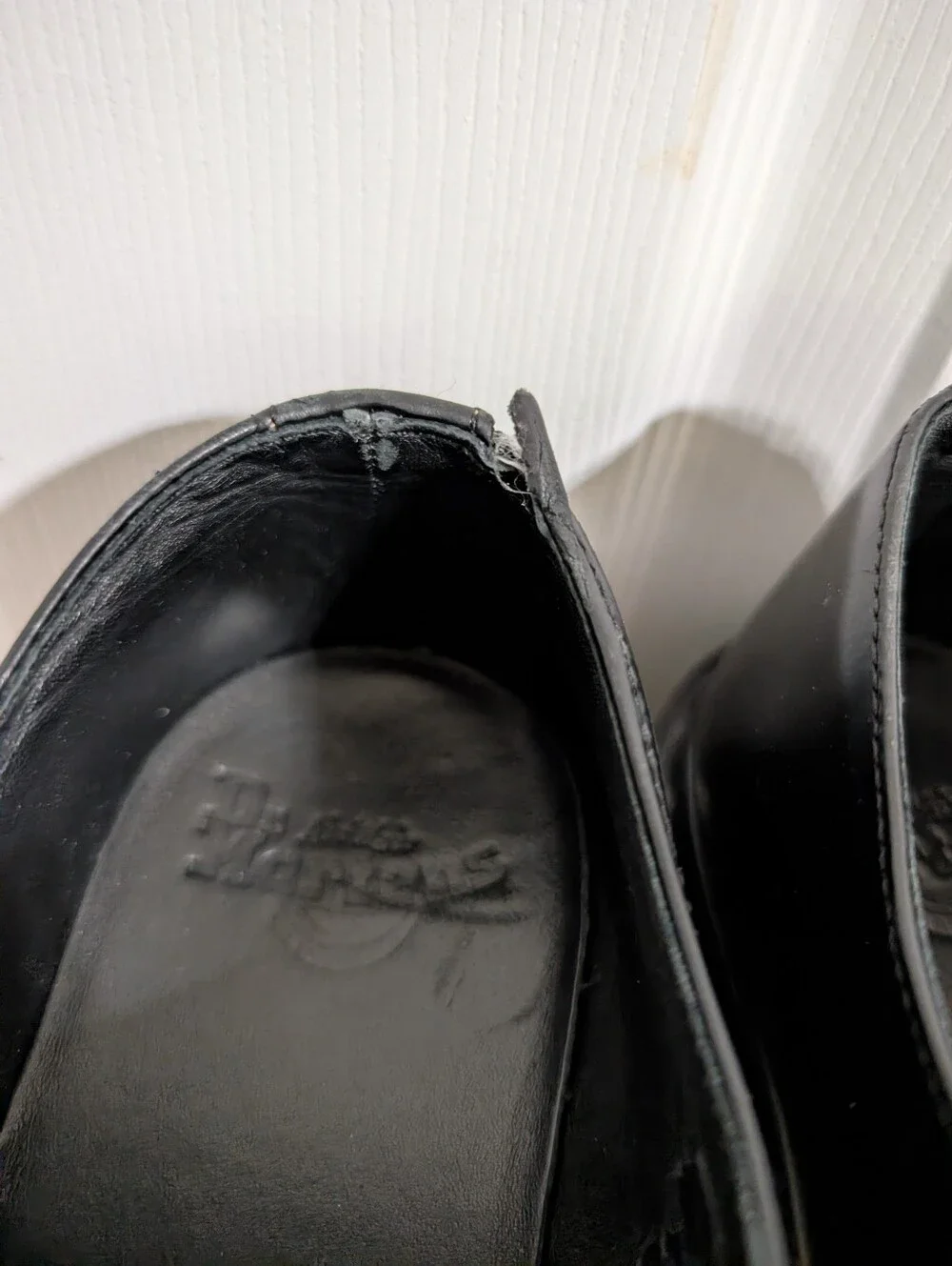 Dr Martens Shoes Mens SIze 10 Mono Smooth Leather Oxford Black Women 9